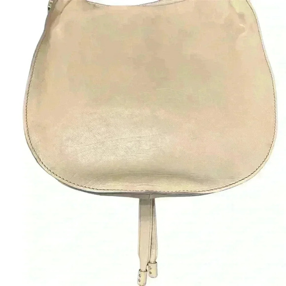 Authentic Chloe Pure Marcie Hobo Handbag Purse Braided Handle Dustbag Cream - Picture 2 of 15